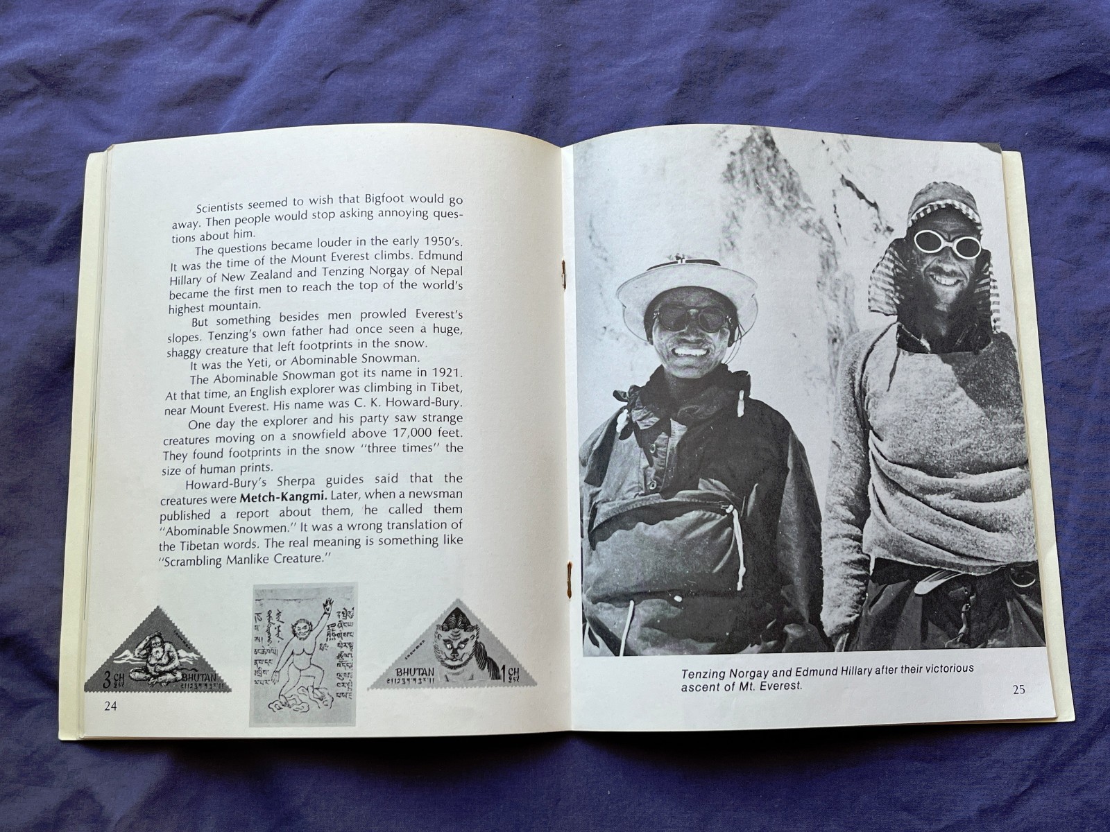Rare BIGFOOT Book Crestwood House Ian Thorne Yeti Abominable Snowman