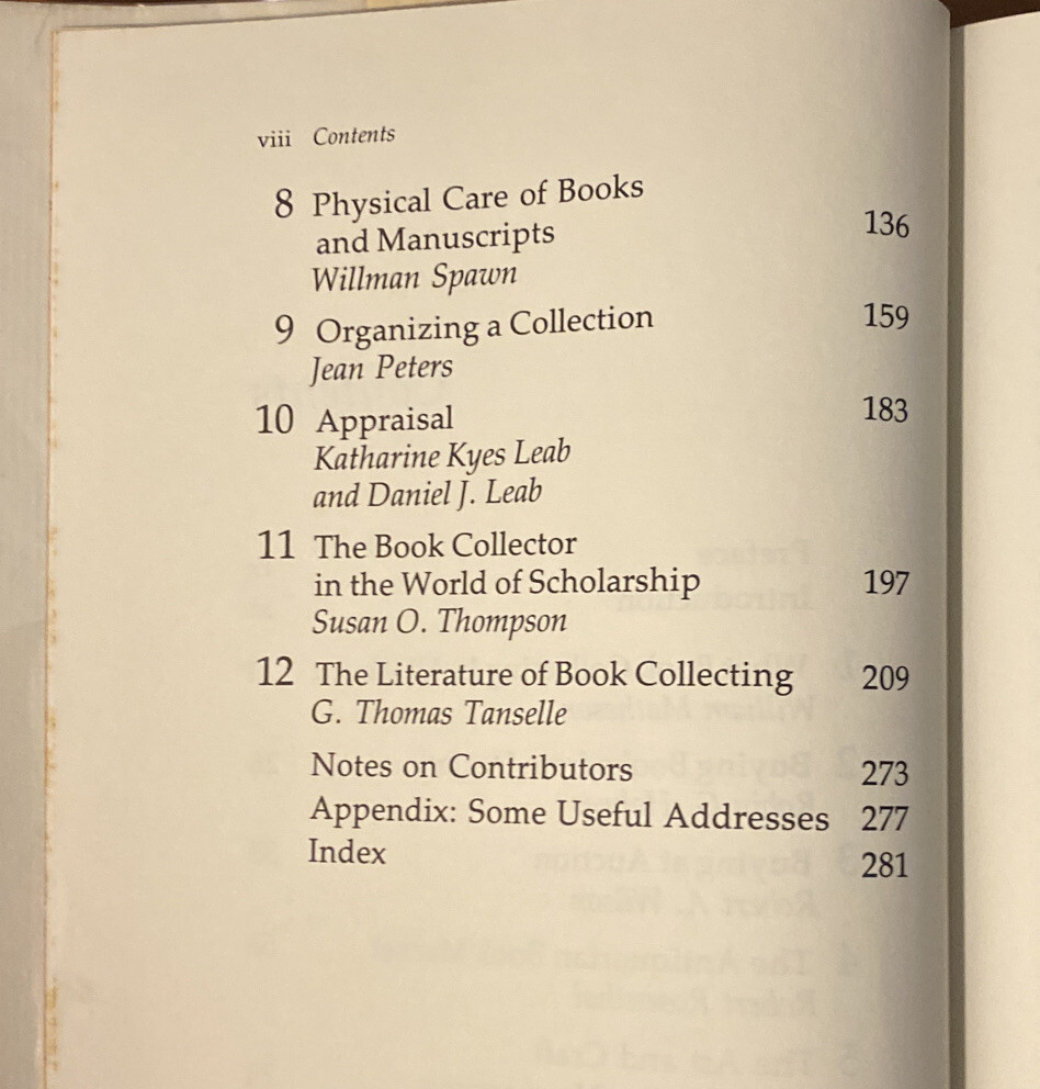 Lot of 3 Books on Book Collecting: Book Collecting, A Primer of Book Collecting,