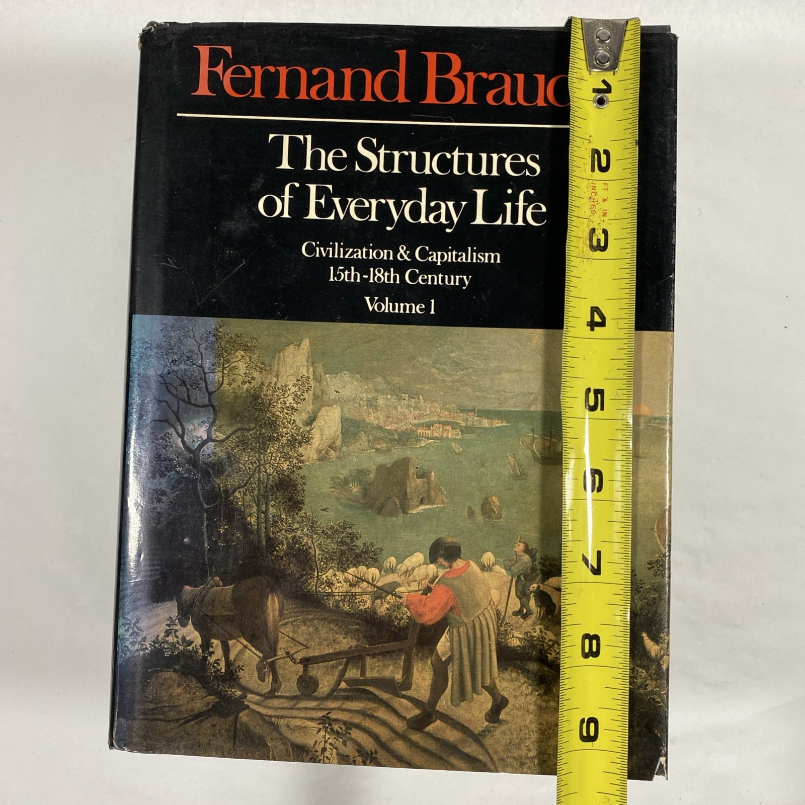 Civilization & Capitalism 15th-18th Century 3 Vol Set Fernand Braudel 1st US Ed
