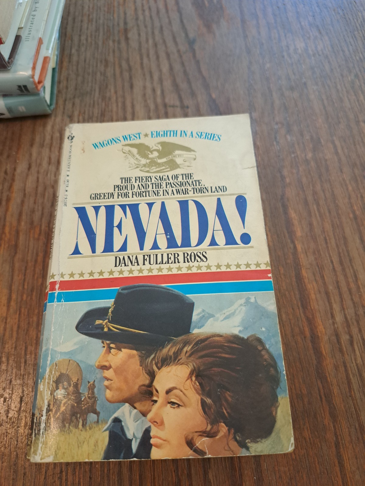 Lot 4 Dana Fuller Ross Wagons paperback books Dakota Nevada Colorado California