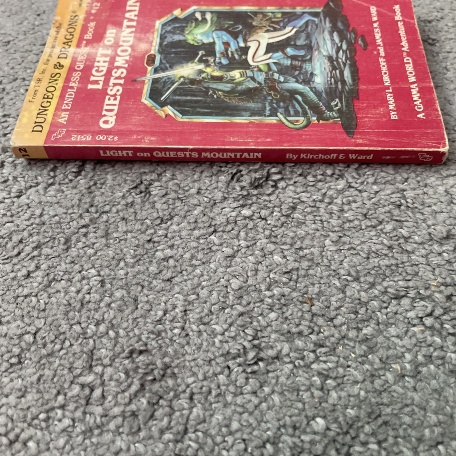 Light on Quests Mountain #12 Dungeons & Dragons 1983 1st Print TSR Gamma World