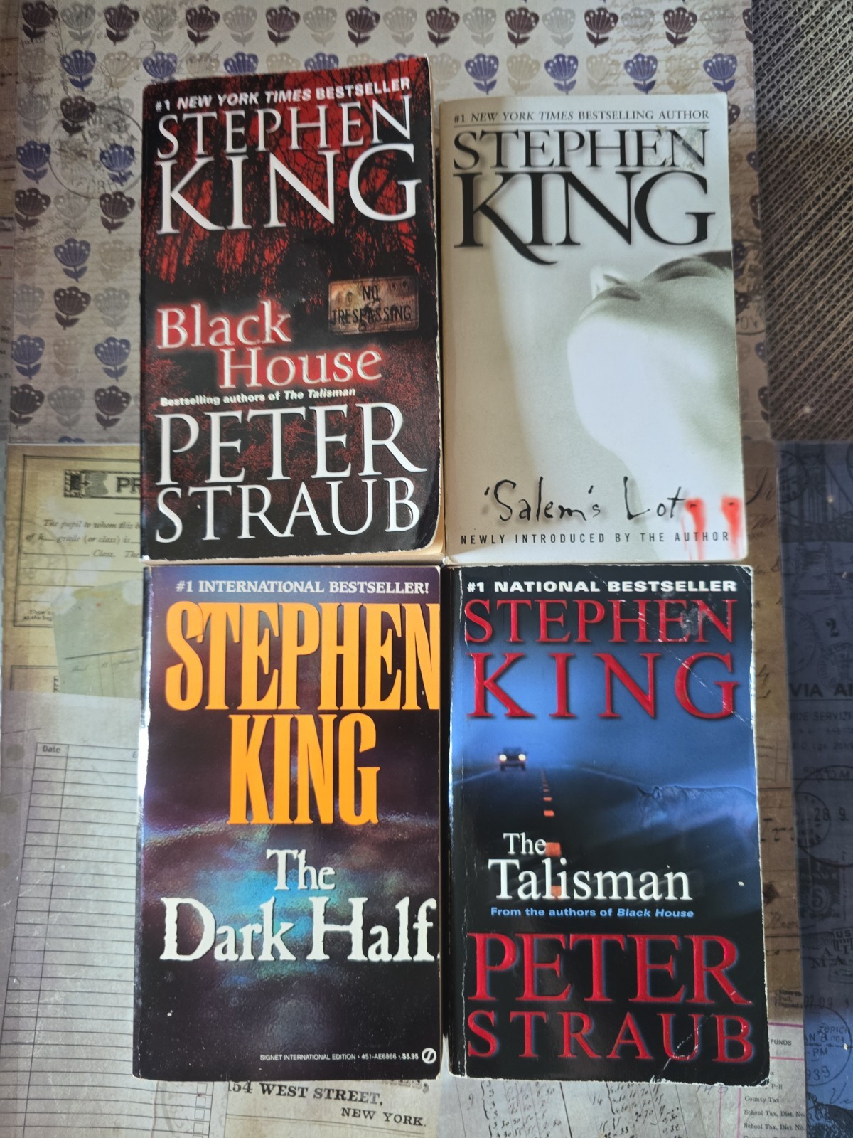 Lot Of 11 Stephen King Paperback Books Firestarter Stand Carrie Salem’s Lot