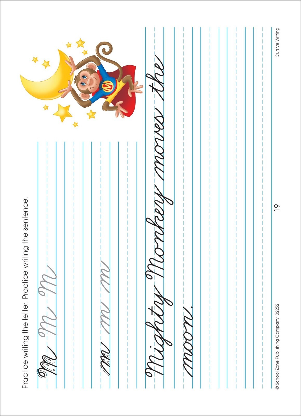 cursive writing practice handwriting book workbooks for Kids Beginners Grade 3 4