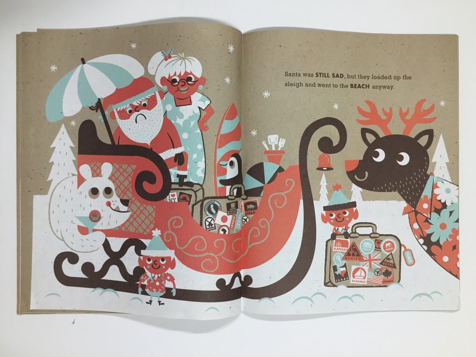 Sad Santa by Tad Carpenter Scholastic Paperback