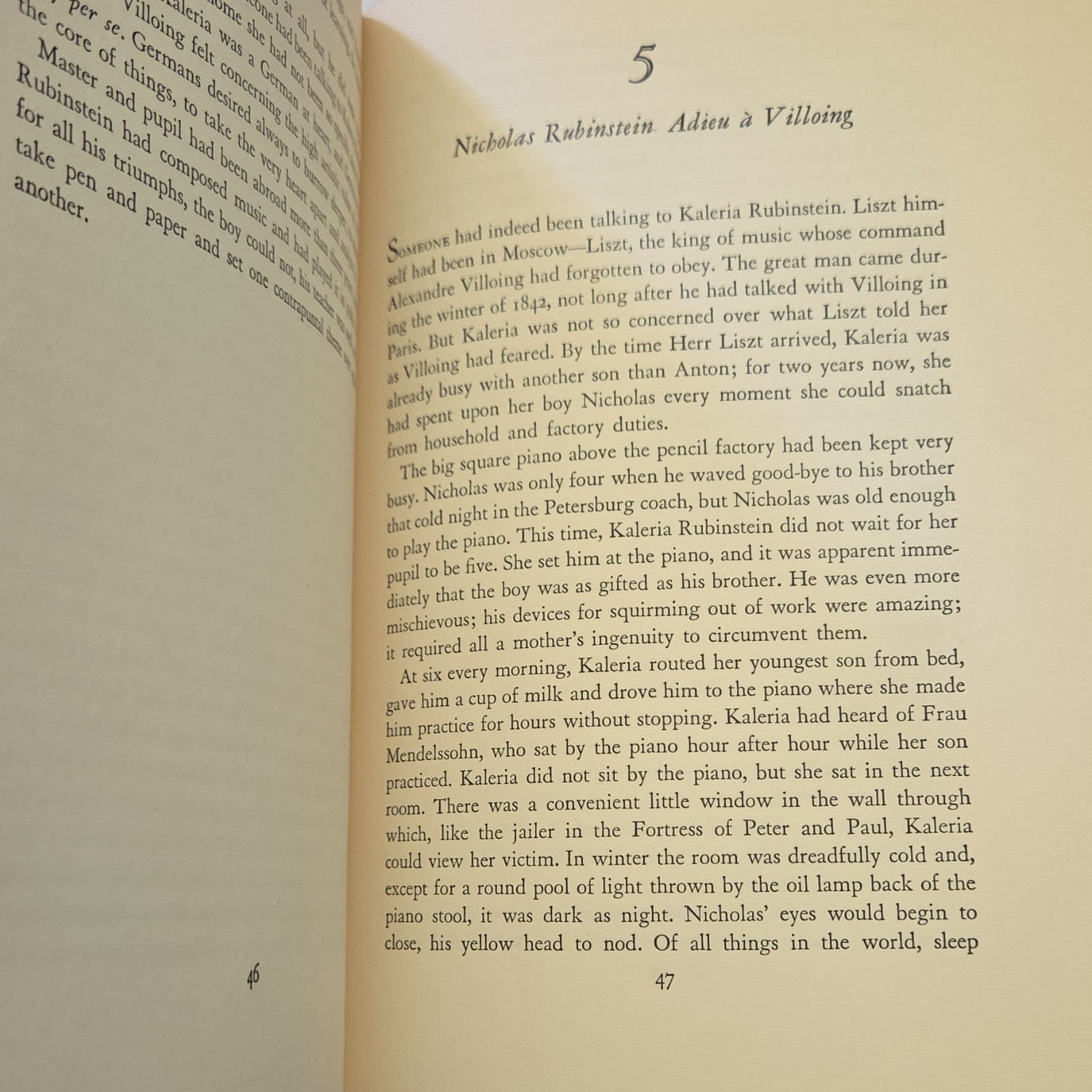 Free Artist Rubinstein Catherine Drinker Bowen Hardcover Random House 1939