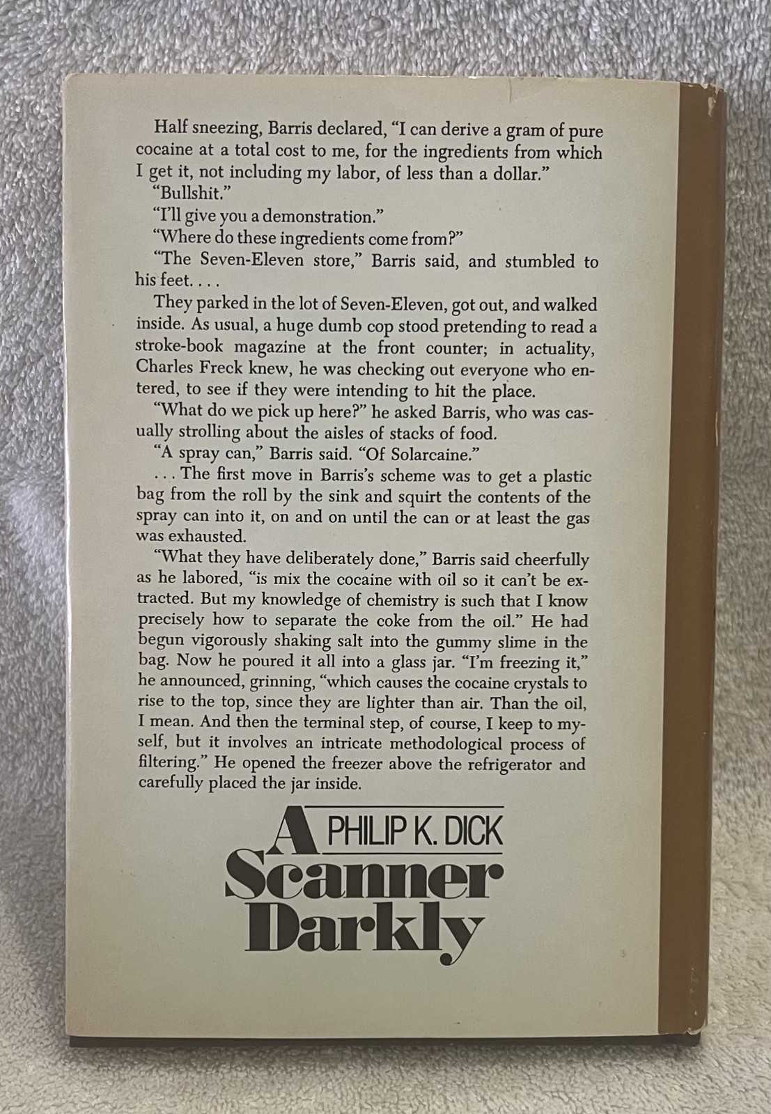 A Scanner Darkly — BCE Philip K. Dick