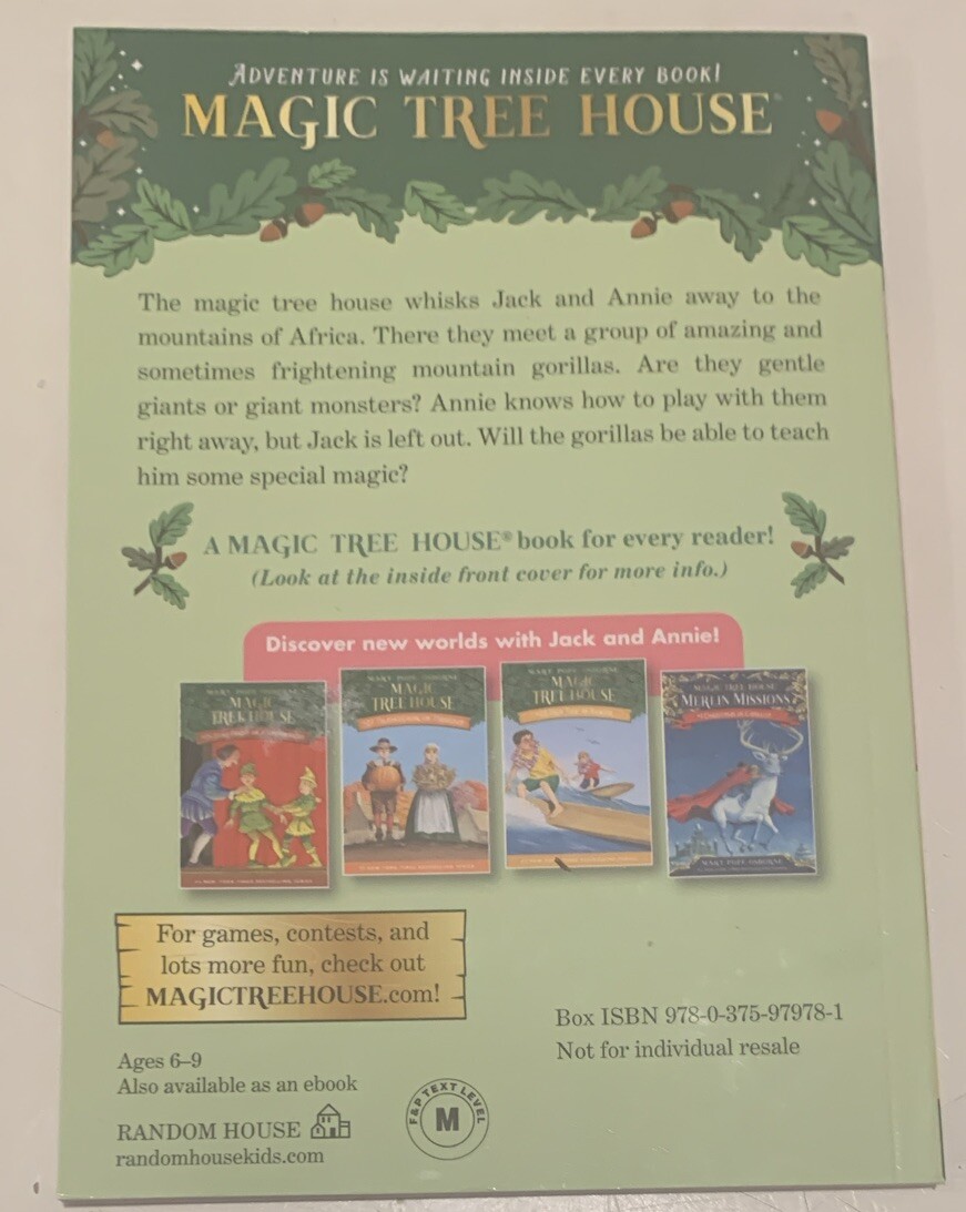 Magic Tree House (R) Ser.: Good Morning, Gorillas by Mary Pope Osborne (2002)