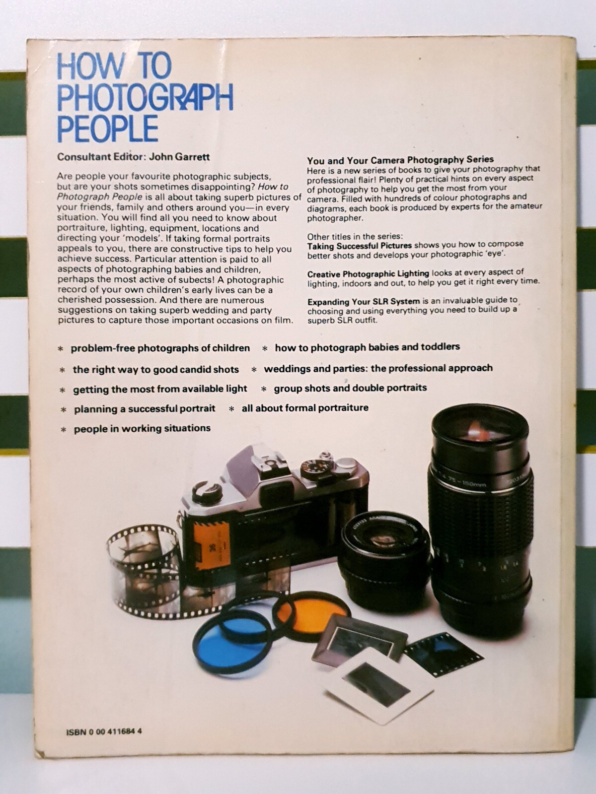 How to Photograph People! 1981 Photography Book by John Garrett!
