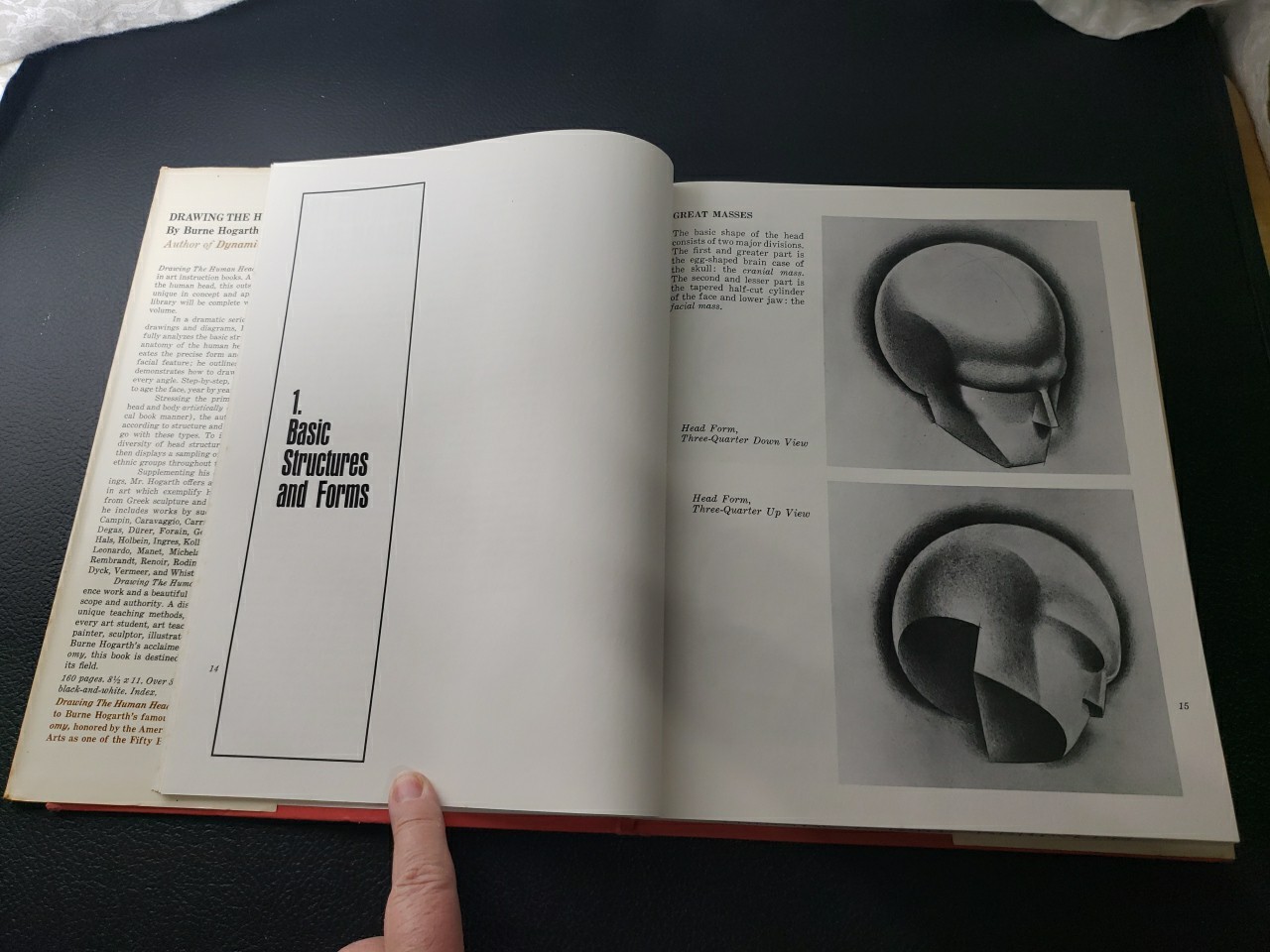 Drawing the Human Head Burne Hogarth 300 Illustration HC / DJ Book 1ST EDITION