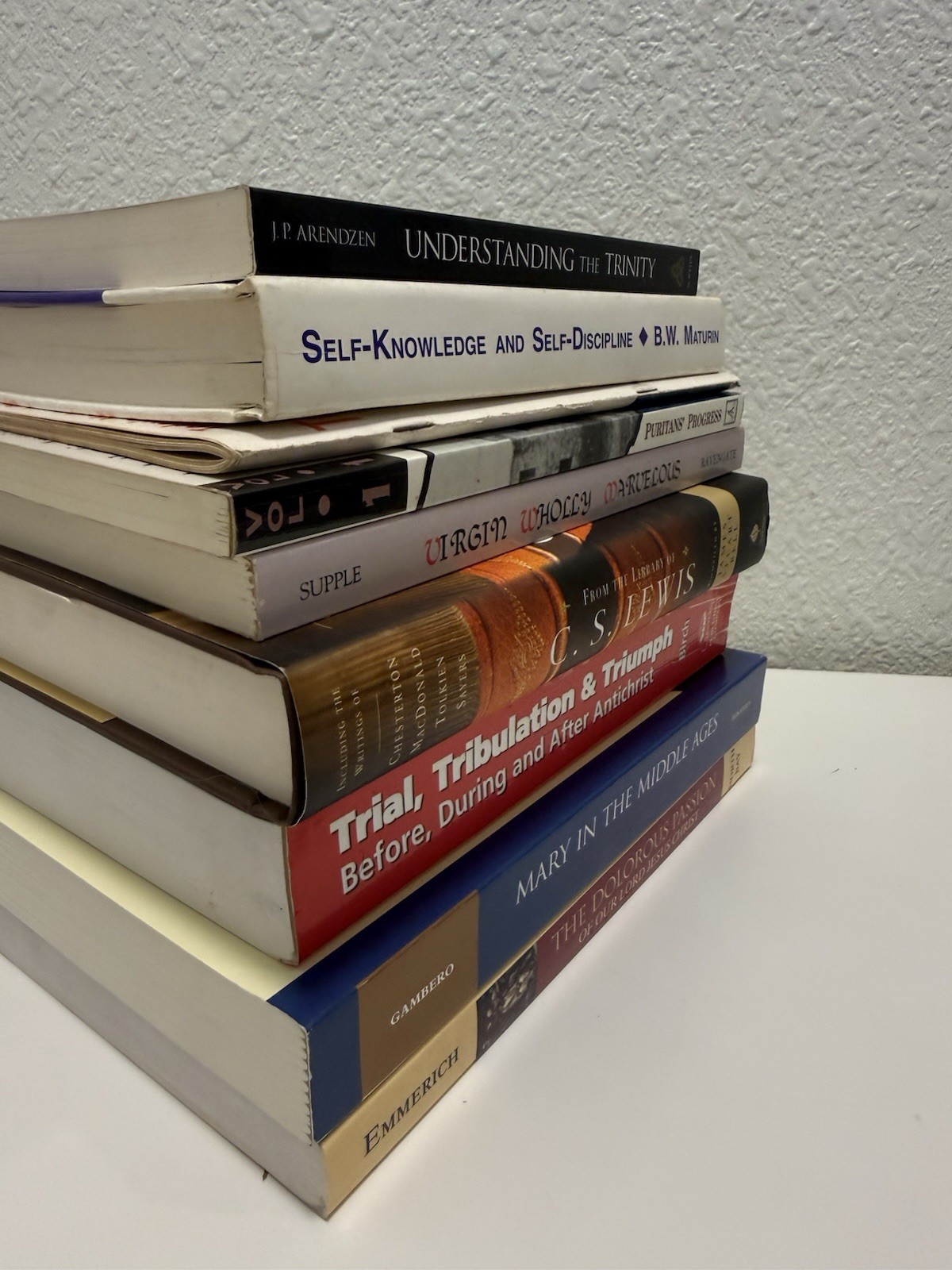 Christian Theology Devotional Catholic C.S. Lewis History Book Lot 9 Books