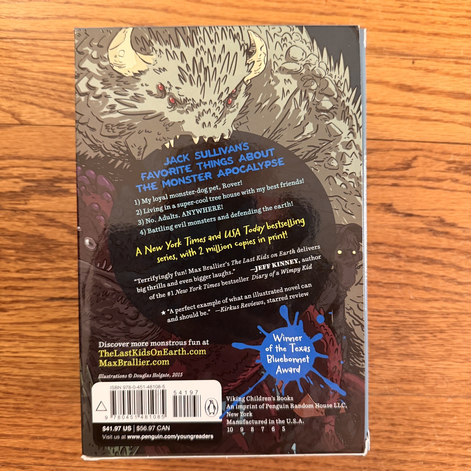 Last Kids on Earth: The Monster Box Books 1-3 Max Brallier FREE SHIPPING!