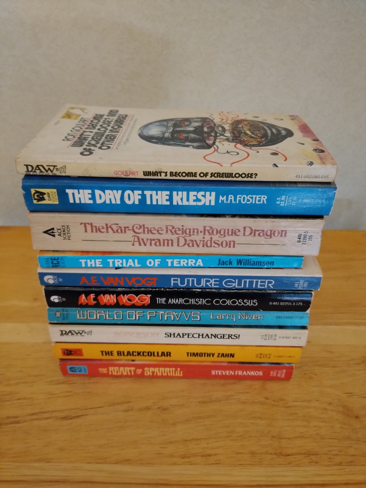Vintage Sci-Fi Fantasy Large Paperback Book Lot Of 55 Daw,Ace,Ballantine Pyramid