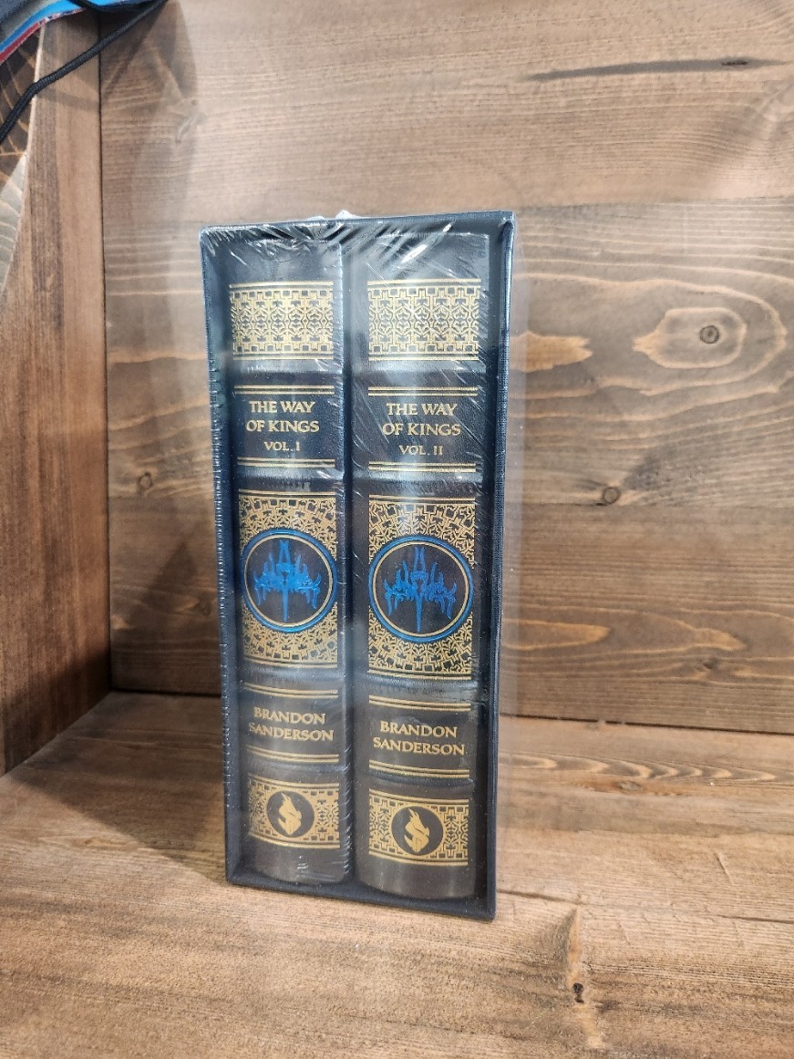SEALED Way of Kings Leatherbound Brandon Sanderson NEW & Cosmere Stormlight Arc