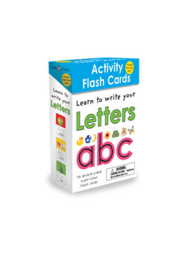 Wipe Clean Flash Cards ABC (Wipe Clean Activity Flash Cards)26 cards – GOOD