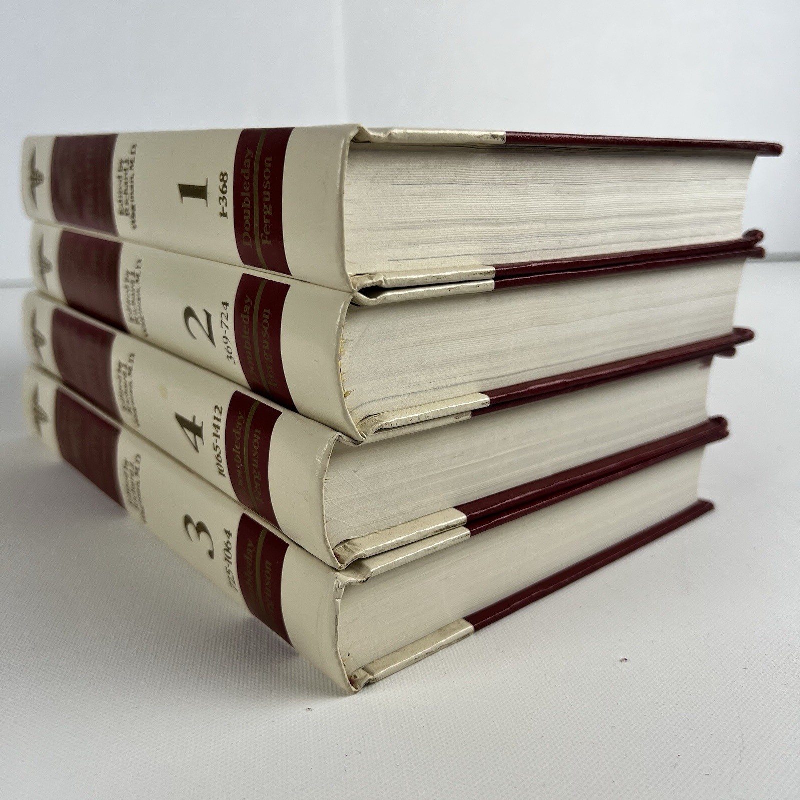 The New Complete Medical and Health Encyclopedia Vol 1-4 Hardcover Book Lot