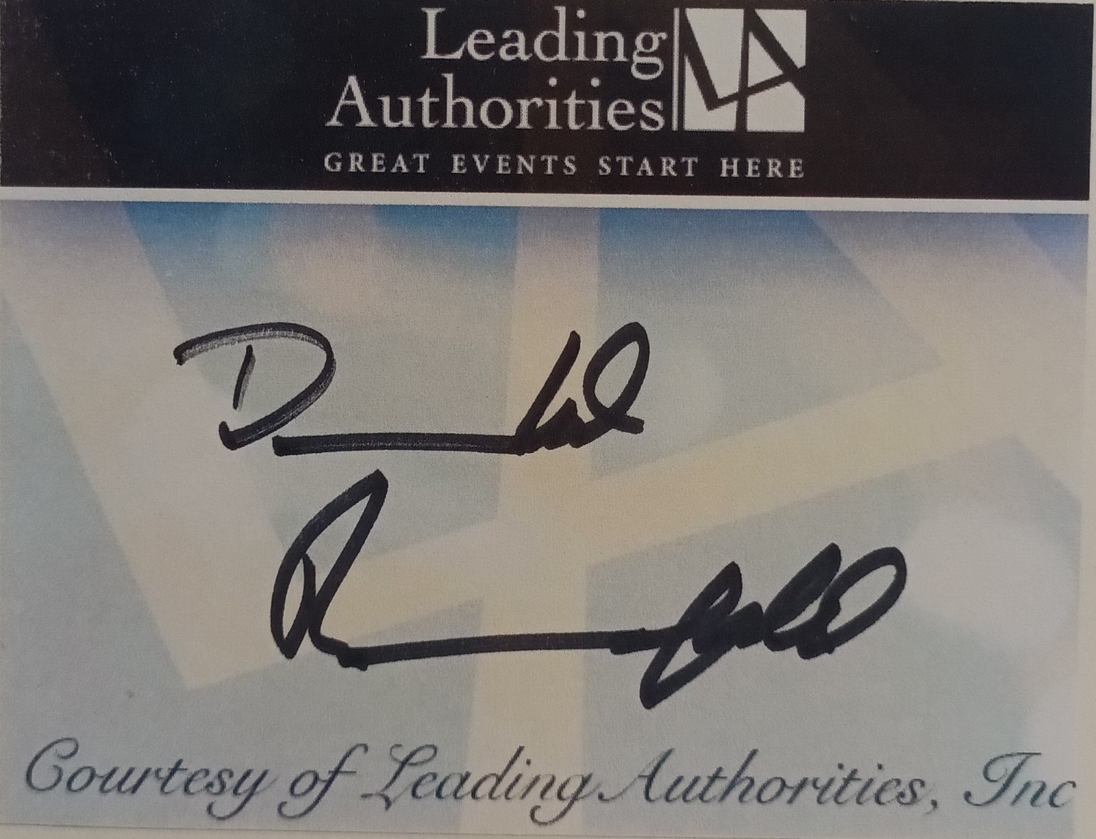 DONALD RUMSFELD (1932-2021) “RUMSFELD’S RULES” 1ST EDITION HARDCOVER (SIGNED)