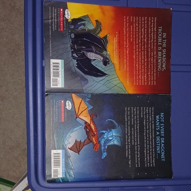 Tui T. Sutherland Wings of Fire Graphic Novel Paperback Lot: Books 1 & 4