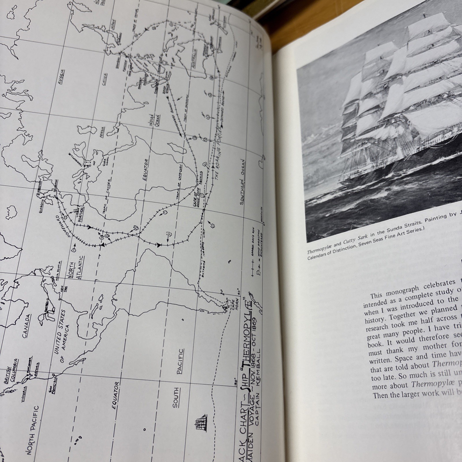 Thermopylae and the Age of Clippers, John Crosse Rare 1970 Edition Thermopylæ
