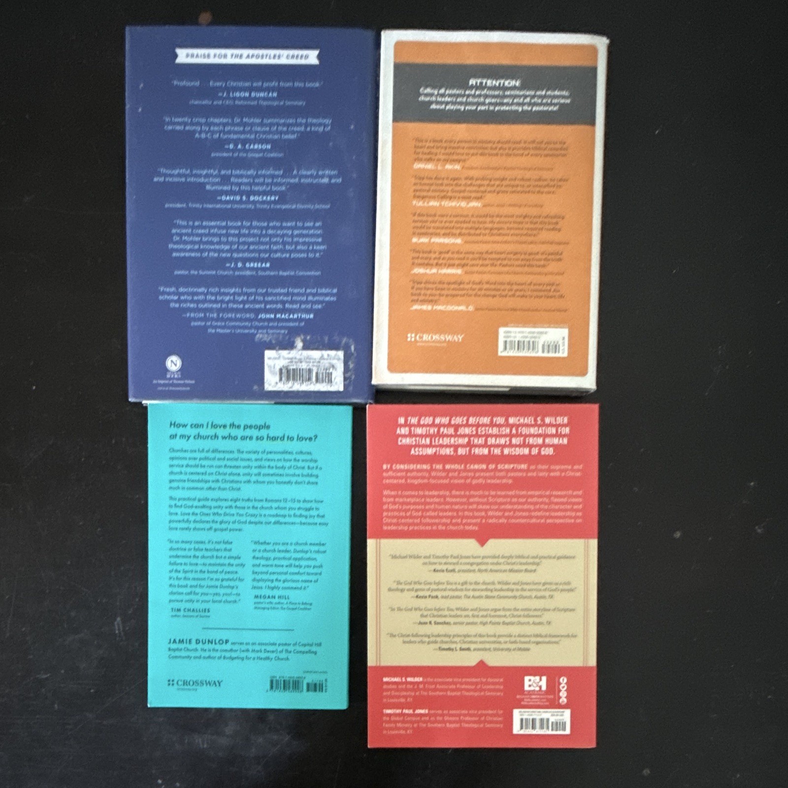 R. Albert Mohler Jr. & More Lot of 4 Christian Paperback Books Crossway