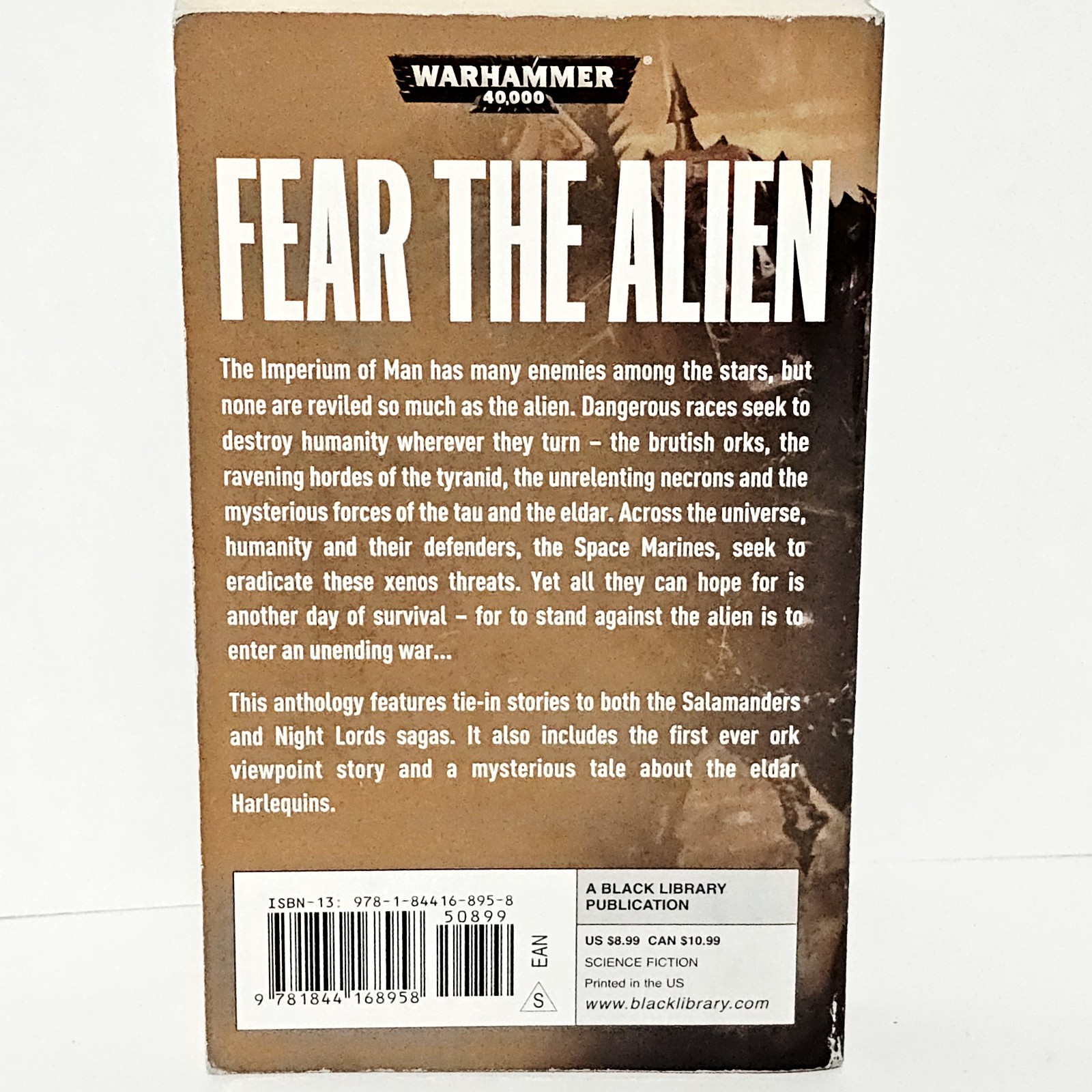 Warhammer 40K Fear the Alien Edited By Christian Dunn (Paperback) Black Library