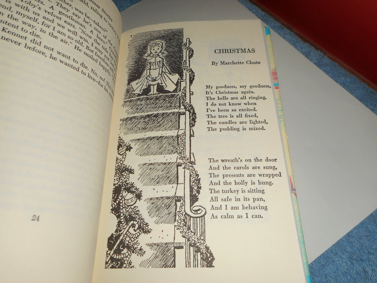 TREASURY of Christmas Stories by Ann Mcgovern 1975 HC/DJ 1st Edition Book FINE