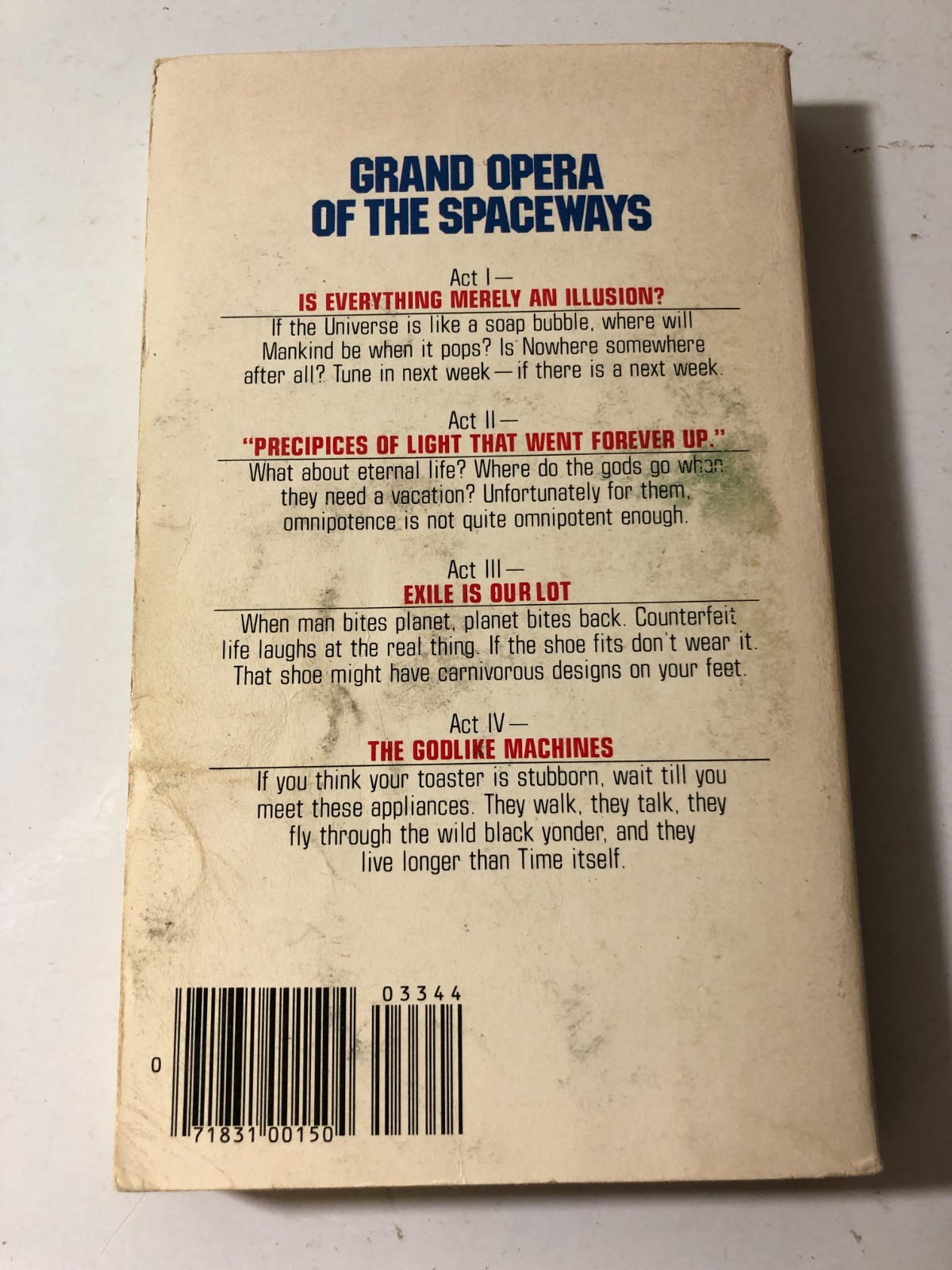 b Brian W Aldiss SPACE OPERA 1977 Berkley Medallion Short Stories