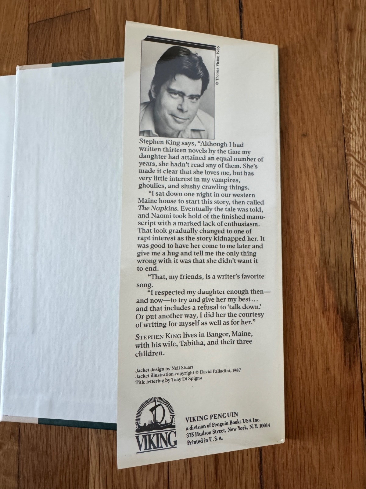 Stephen King Hardcover “The Eyes of the Dragon” Excellent condition.