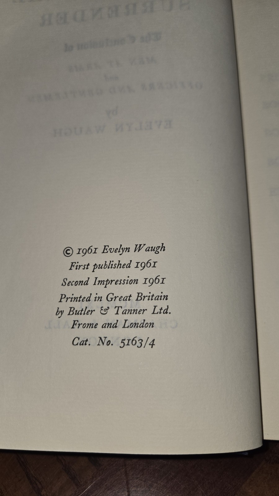 Lot 4 Evelyn Waugh Books HC Sword of Honor Unconditional Surrender Men At Arms