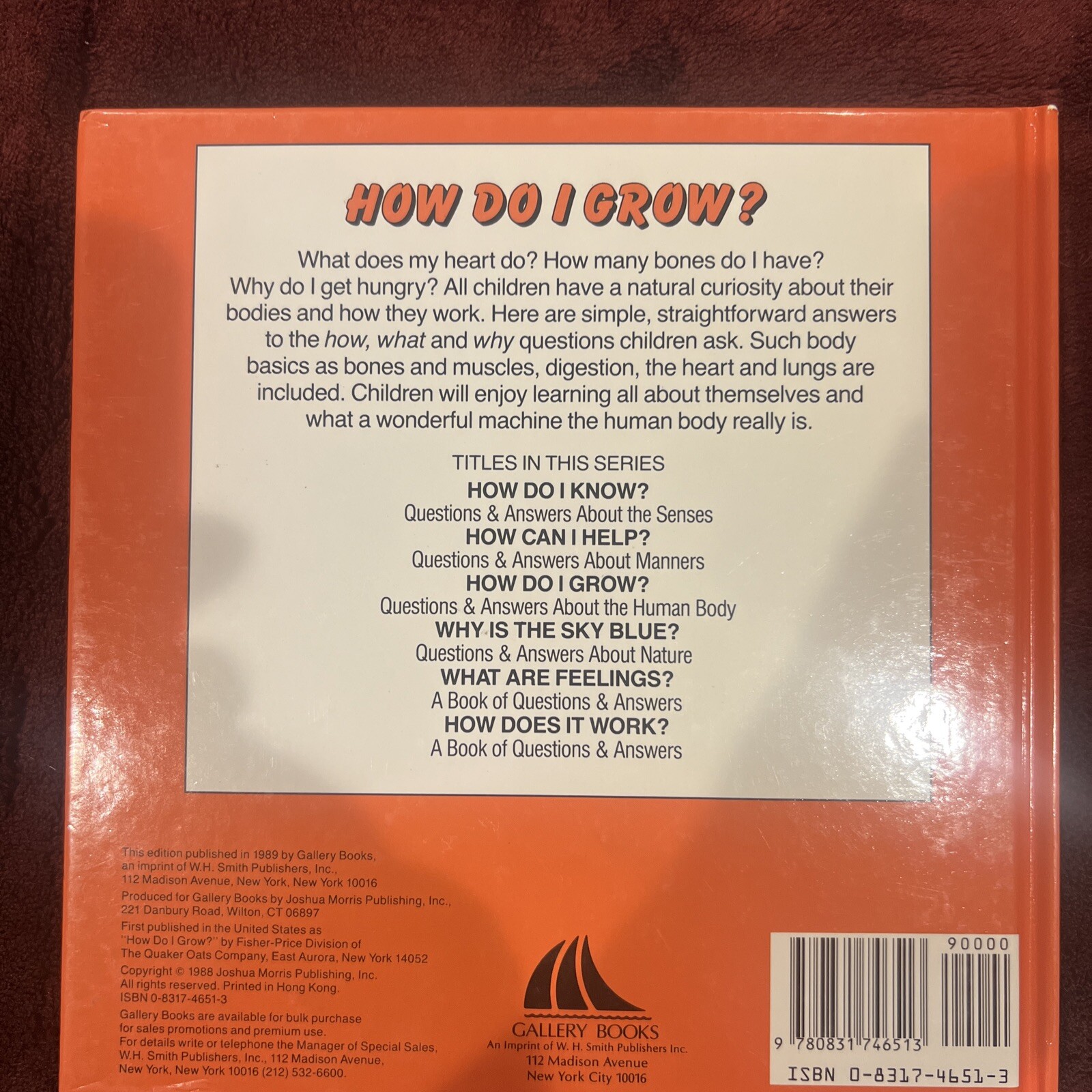 Now You Know Ser.: How Do I Grow? by Robert Carola (1990, Hardcover)