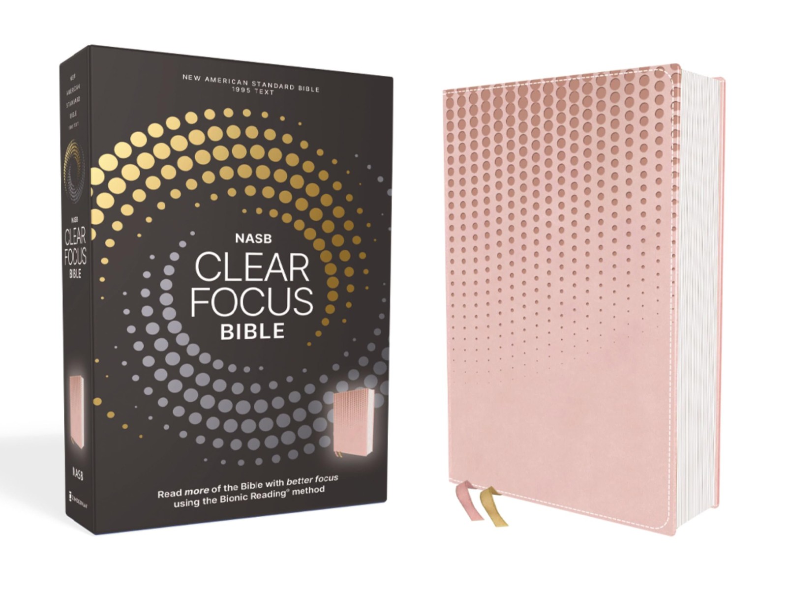 NASB, Clear Focus Bible, Leathersoft, Pink: Read more of the Bible with…