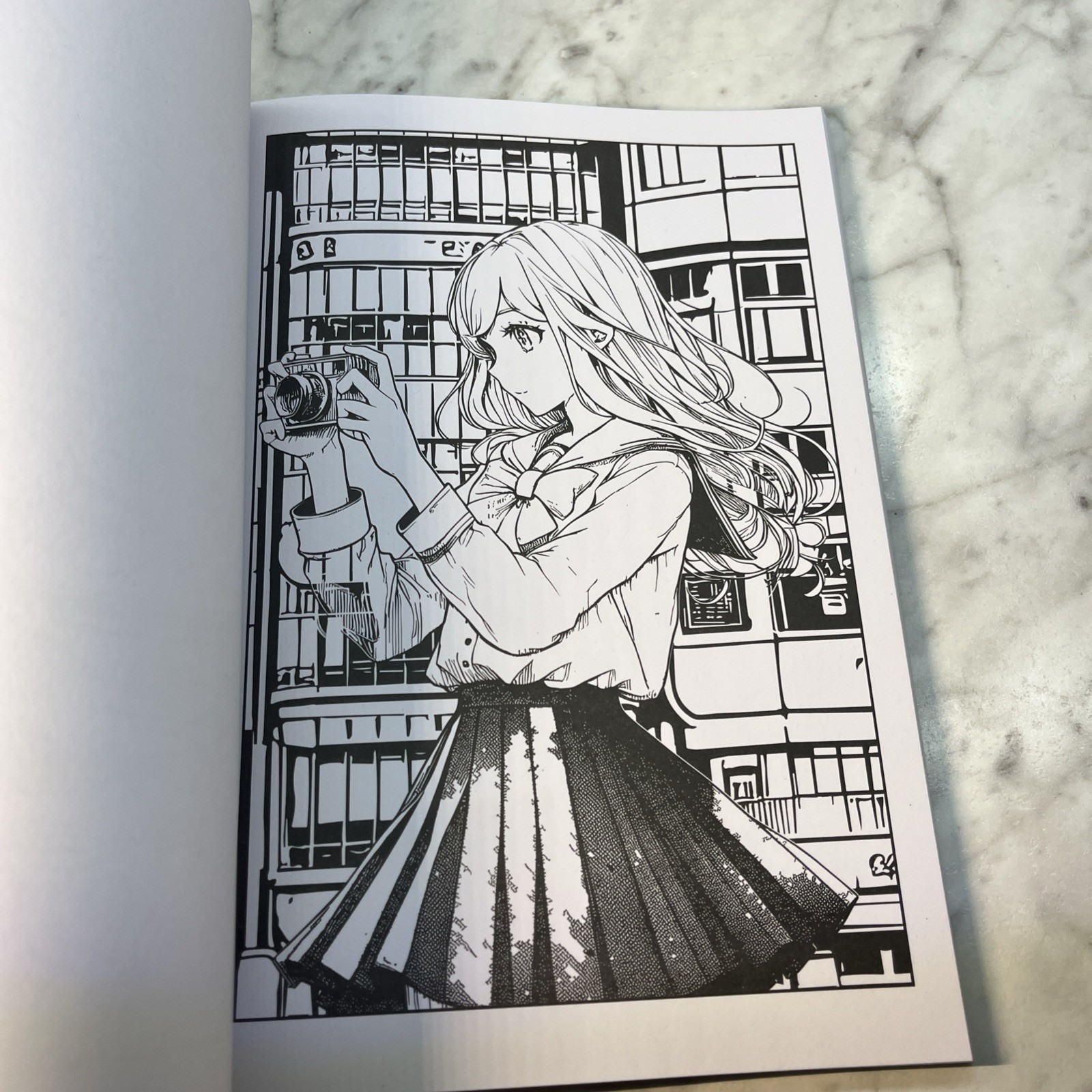 Anime Coloring Book “Advanced Coloring”, Bendon, anime coloring, girl & teens