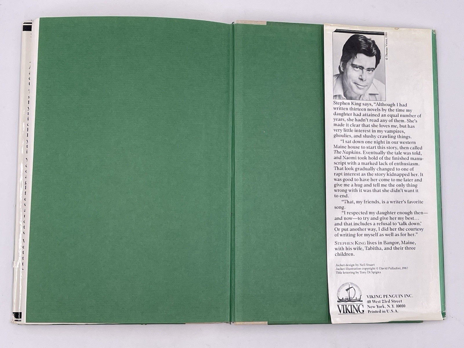 The Eyes of the Dragon By Stephen King 1987 First Edition Hardcover DJ