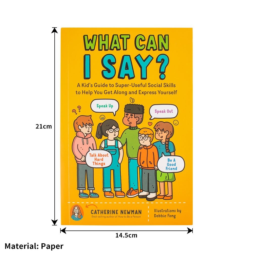 What Can I Say Book by Catherine Newman Paperback Pro Books Kid’s Social Guide