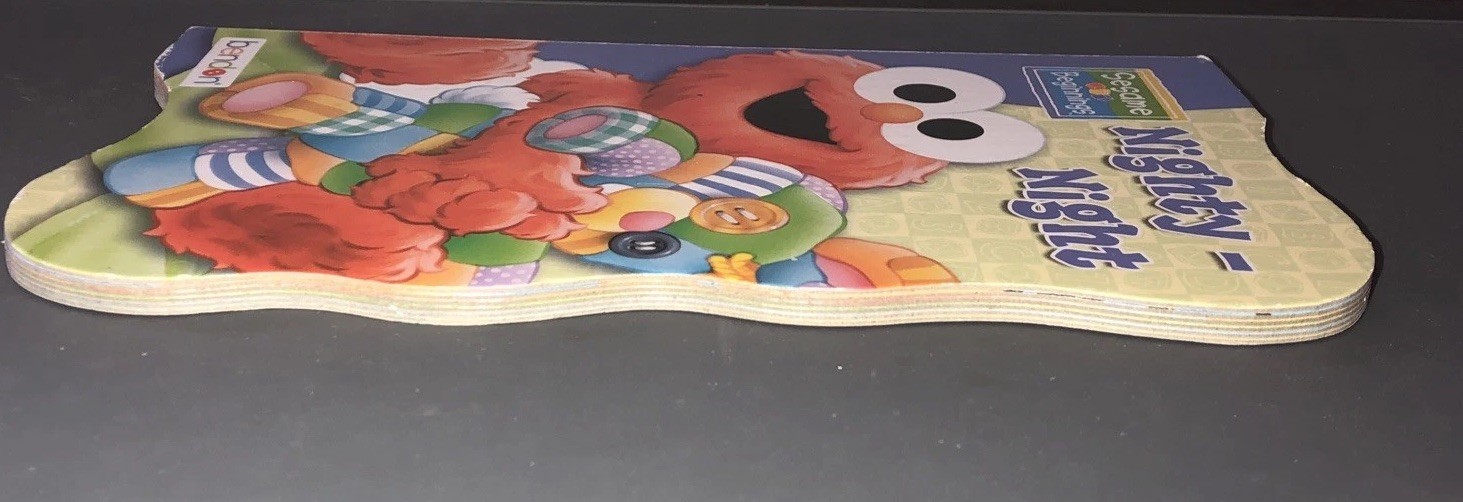 Sesame Beginnings Board Book Nighty-Night Bendon Publishing EUC