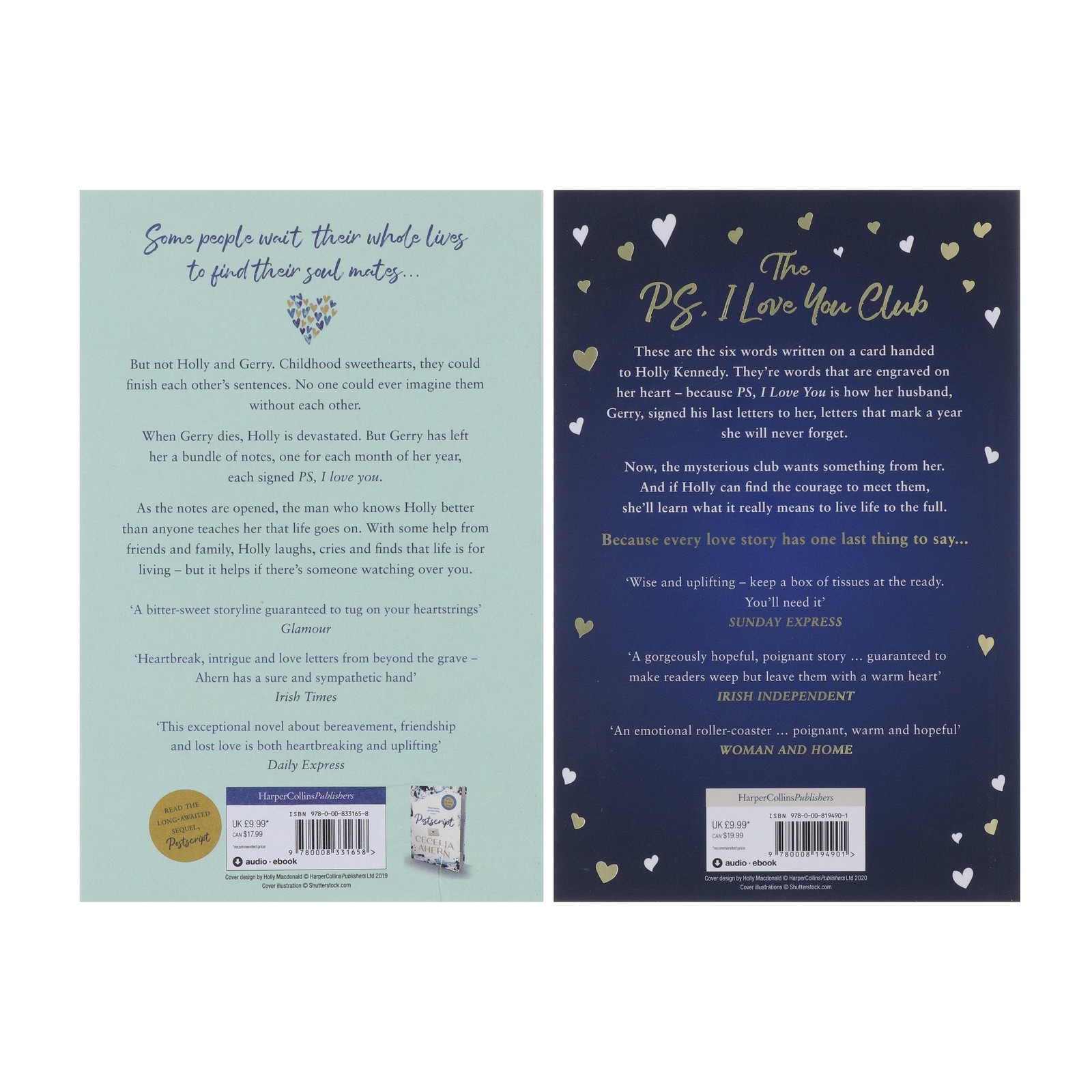 P.S. I Love You Series by Cecelia Ahern 2 Books – Fiction – Paperback