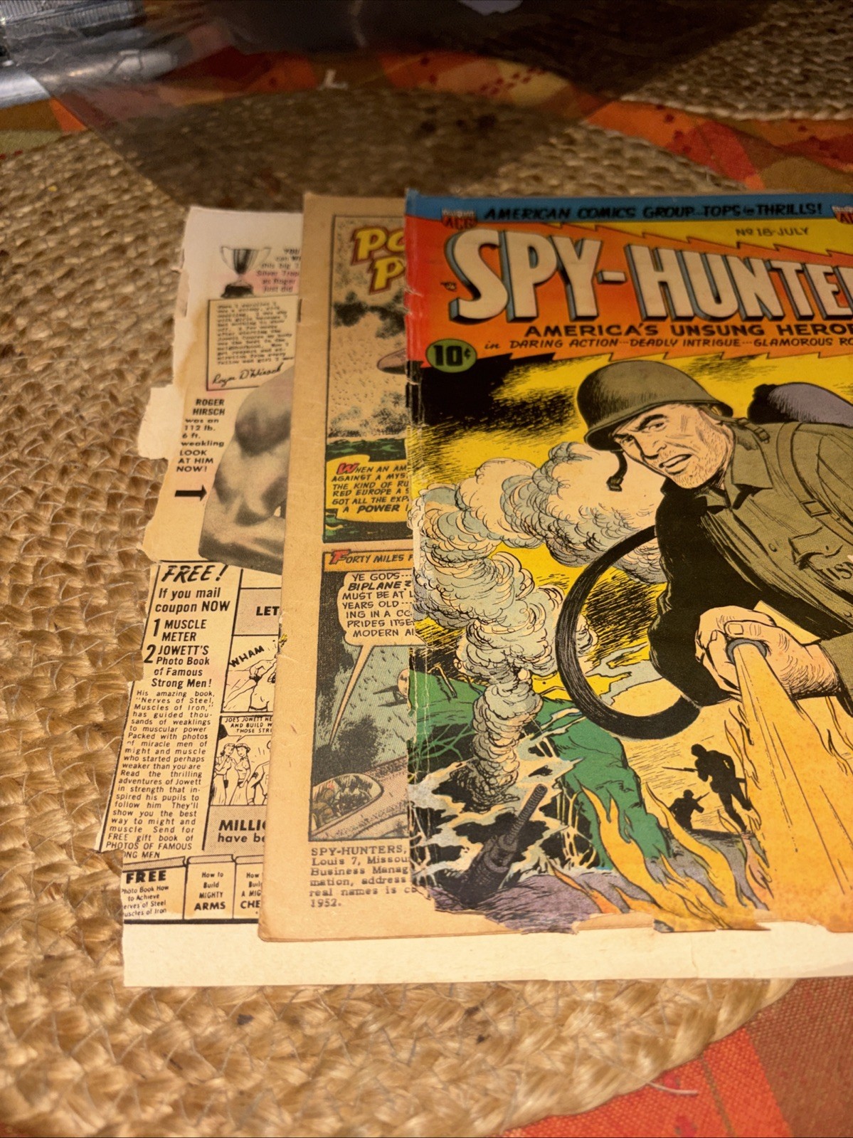 SPY-HUNTERS #16 AND 18 #16 Al Williamson # 18 Flamethrower Cover Precode !