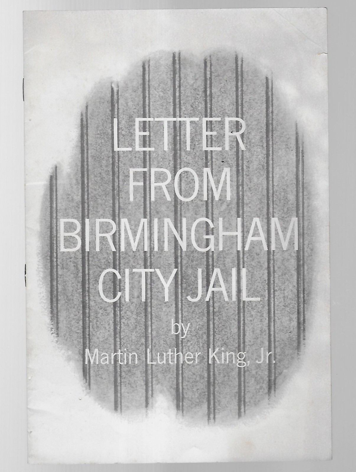 Letter From Birmingham City Jail Martin Luther King Jr 6th Printing October 1963