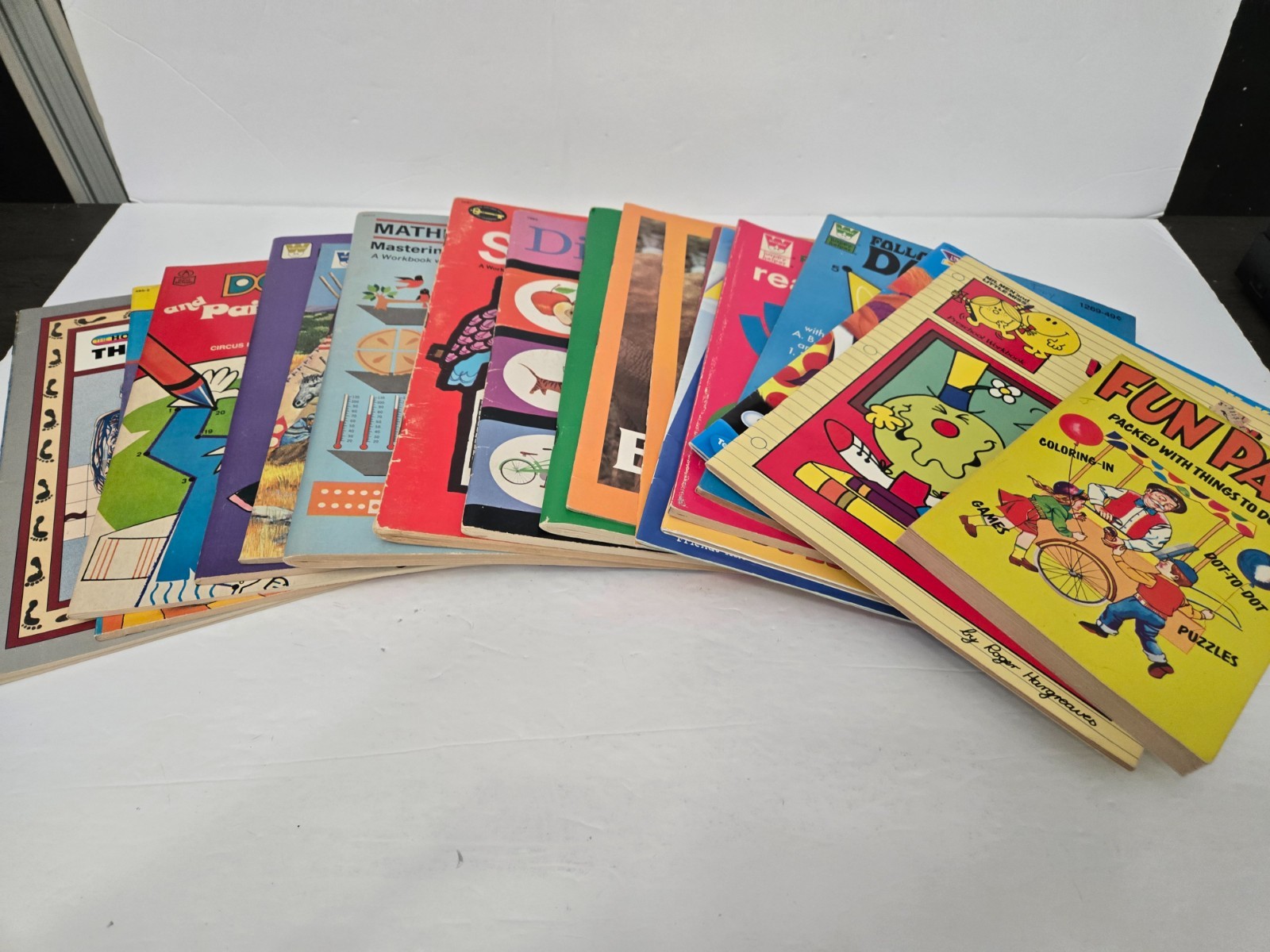 Pre-School and Elementary School Activity Books- Lot of 18- None of Pages Used