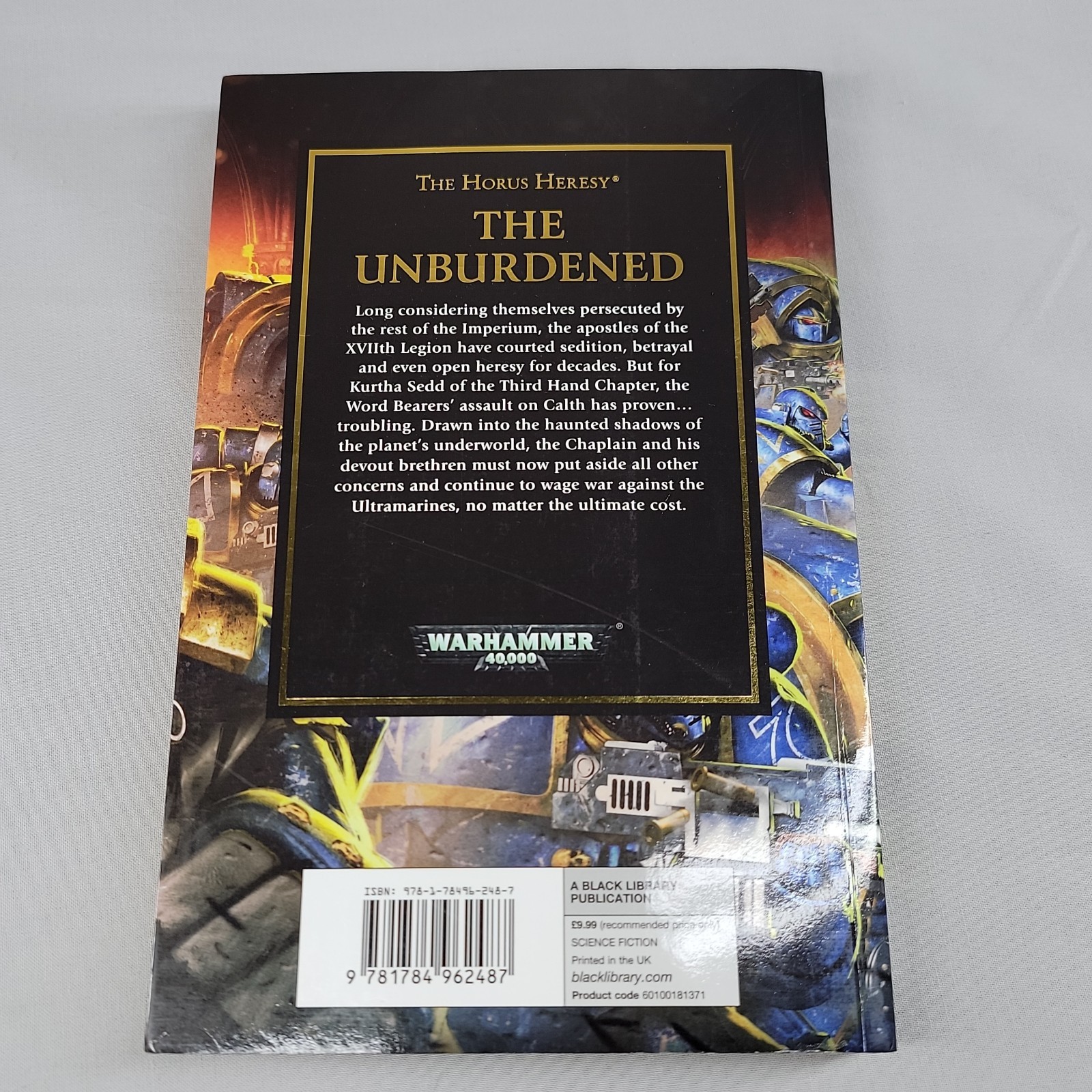 The Unburdened Betrayal Calth Horus Heresy David First Print Ex-Library