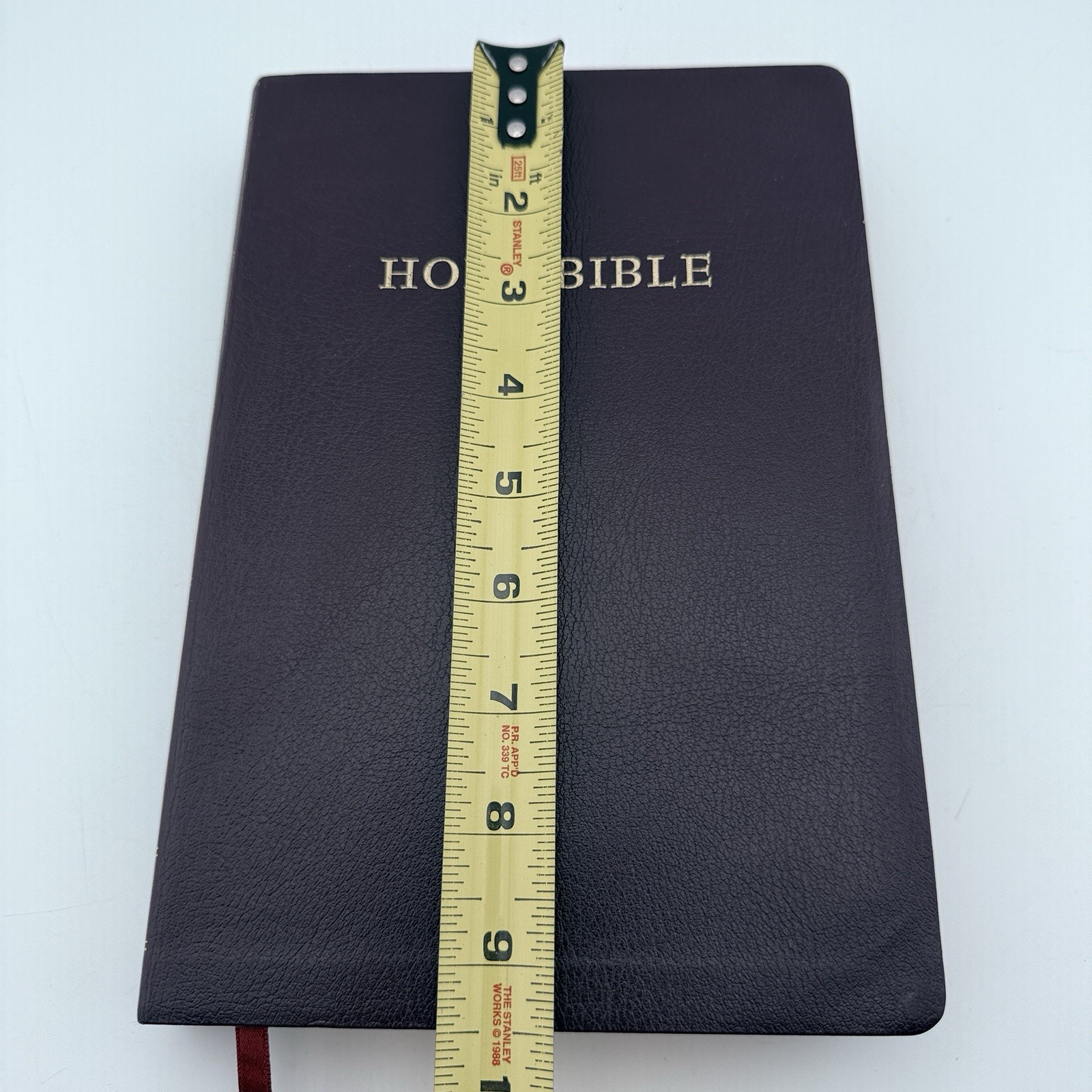 KJV Holy Bible Reference Edition Bonded Leather Burgundy Hendrickson 2000
