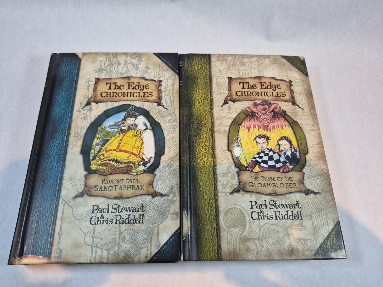 Lot of 4 – Hardcover Books of The Edge Chronicles 1-4 Paul Stewart Chris Riddell