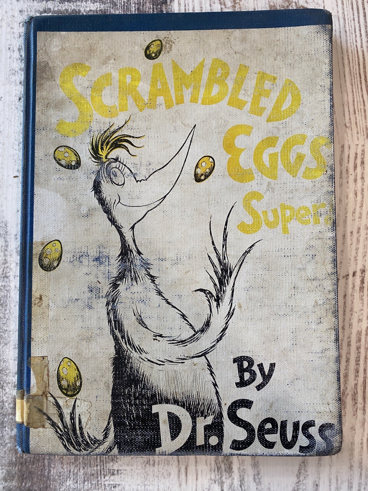 RARE Cover Scrambled Eggs Super! By Dr. Seuss ACCEPTABLE 1st EDITION 1953 BANNED