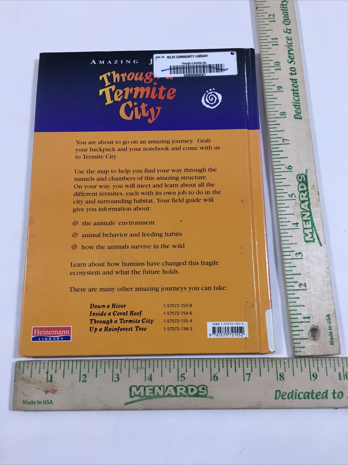 Through a Termite City – Carole Telford (Hardcover, 1998) Amazing Journeys Ser.
