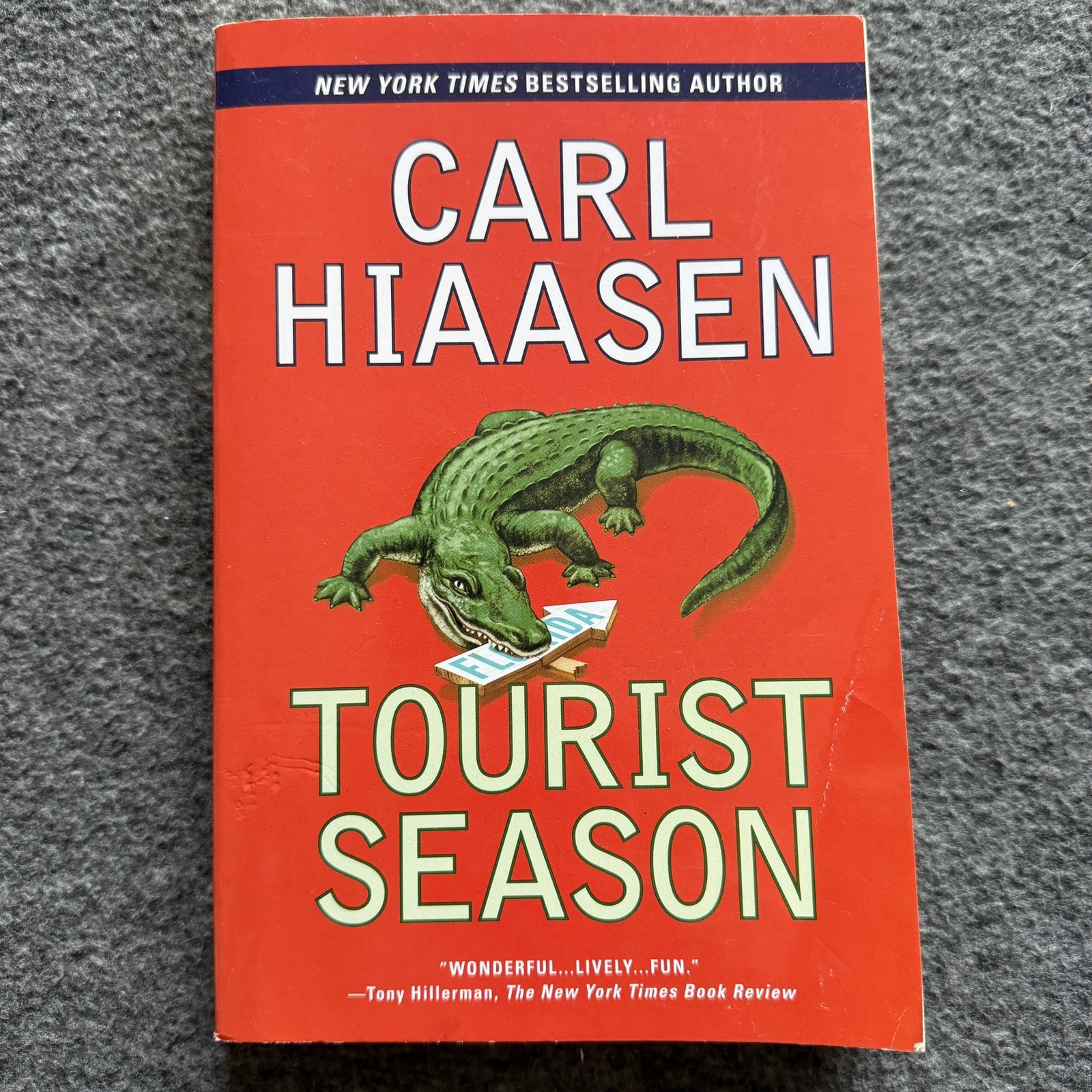 Tourist Season Carl Hiaasen Paperback Novel 2016 Berkley Edition