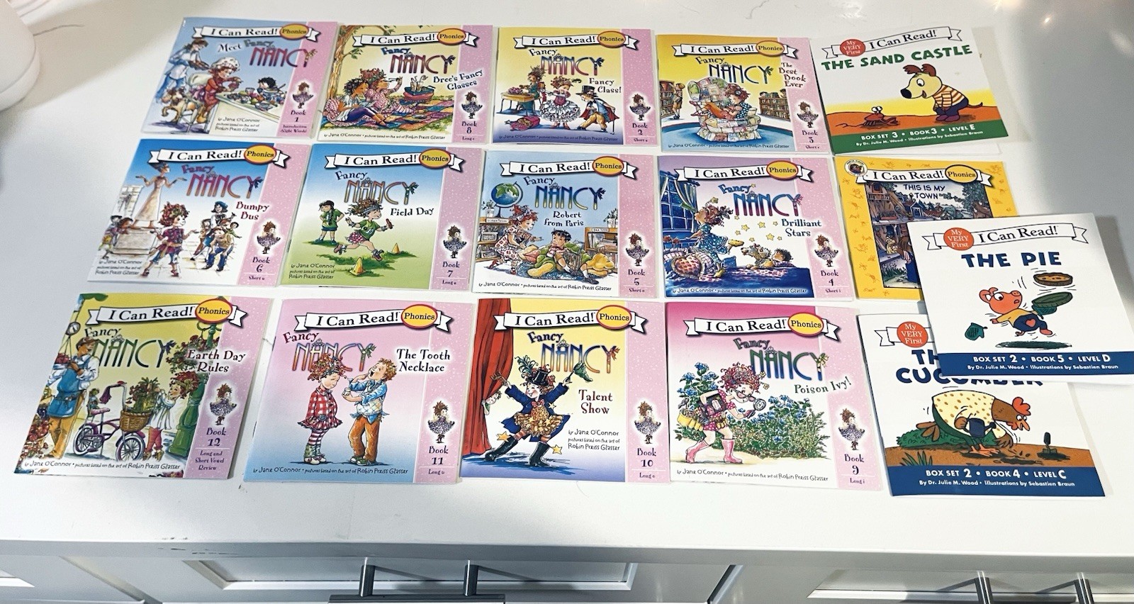 Fancy Nancy Childrens Book Phonics Fun I Can Read Early Readers Lot 16