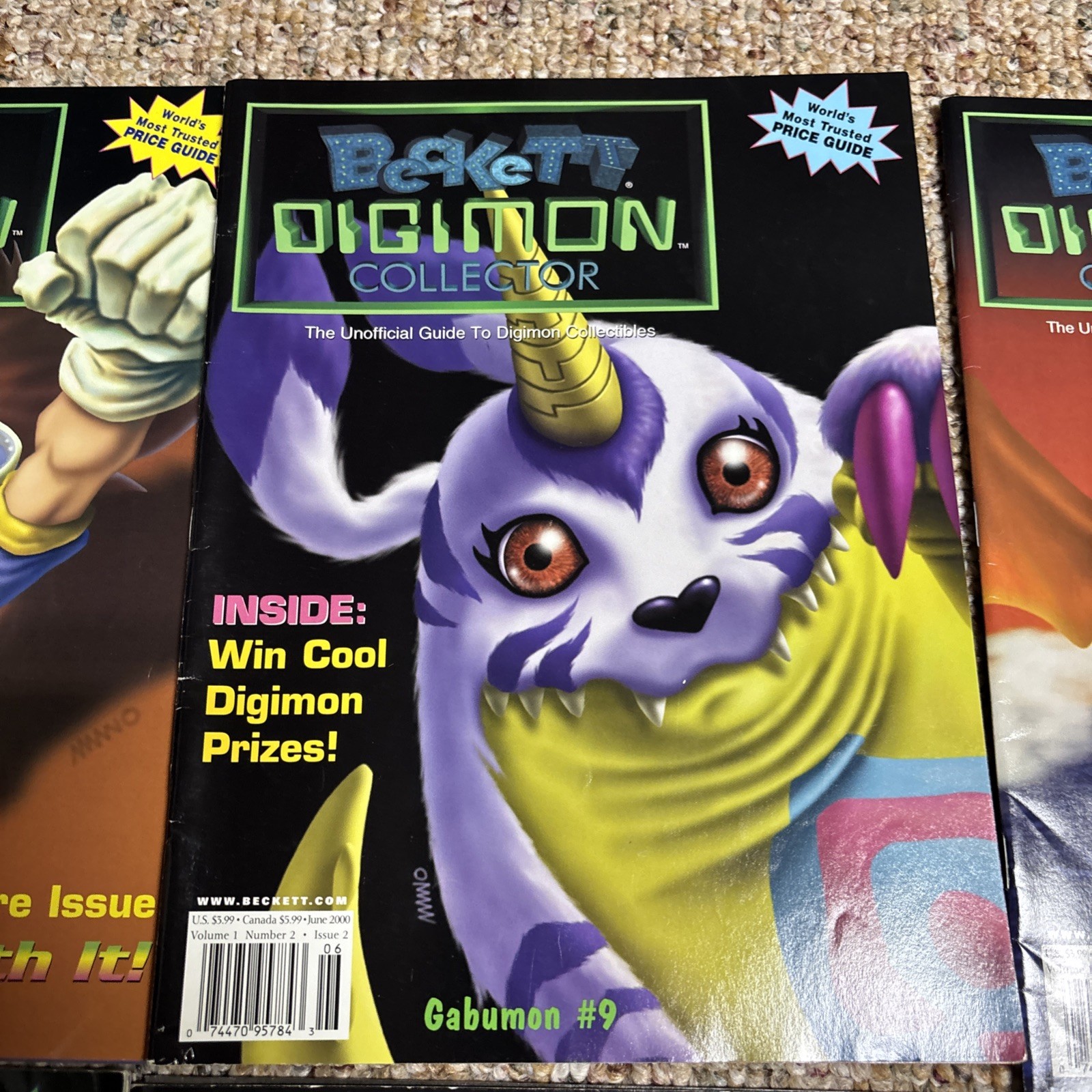 Lot of 6 Vintage 2000 #1-6 Digimon Books – conditions vary +Let’s find Digimon