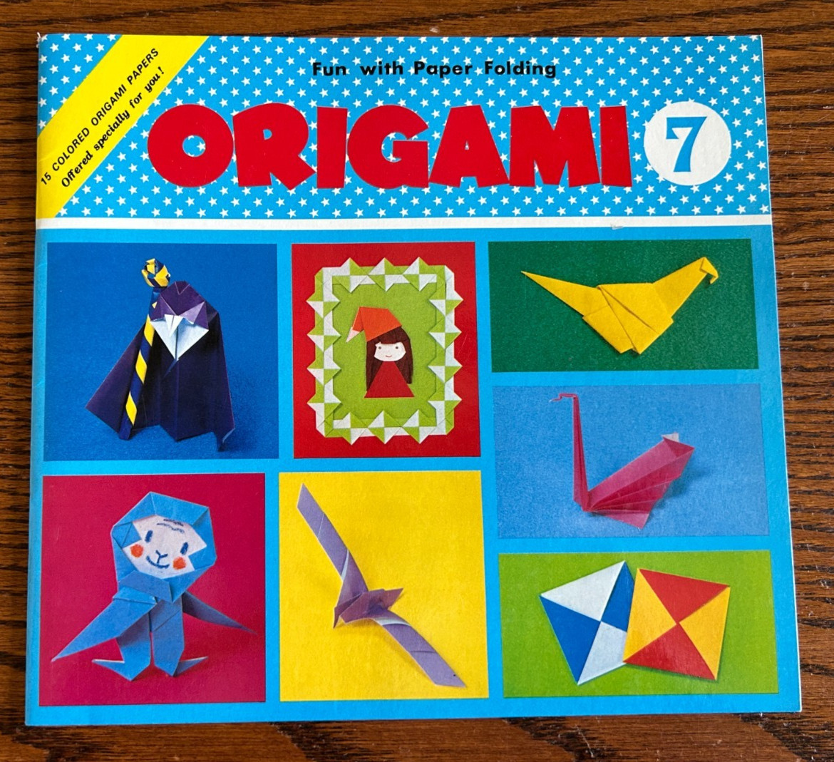Lot of 5 Origami Books 1, 3, 4, 7, 11 Printed in Japan 1985+ Vintage