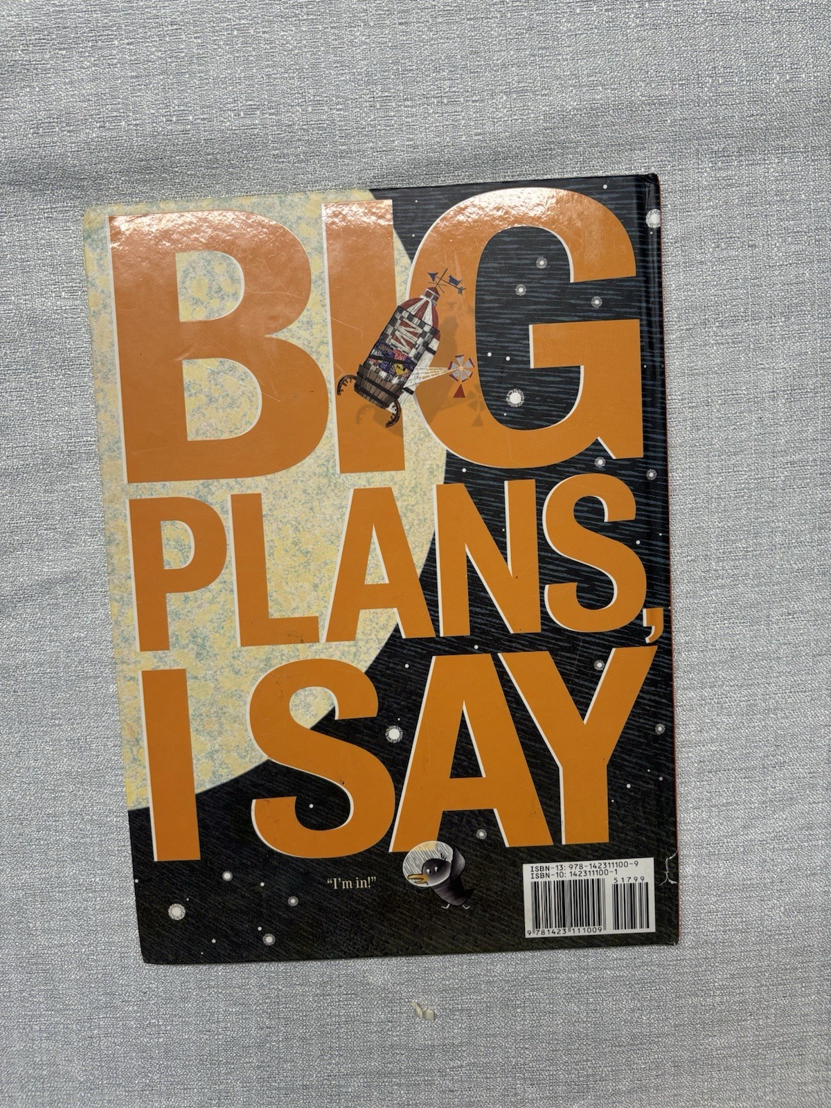 Big Plans by Bob Shea & Lane Smith Hardcover Children’s Picture Book