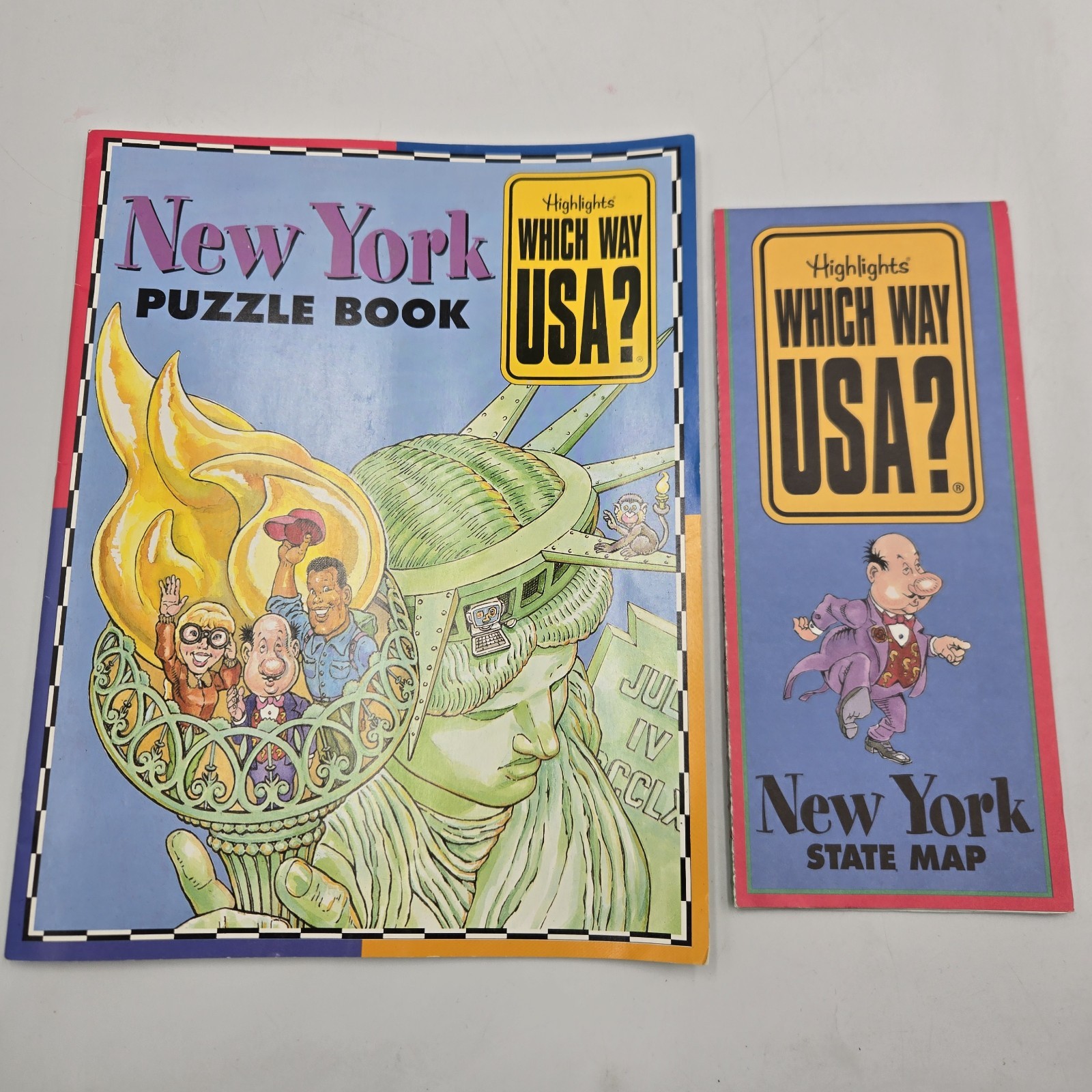 NEW Highlights Which Way USA? State New York includes Map Homeschool