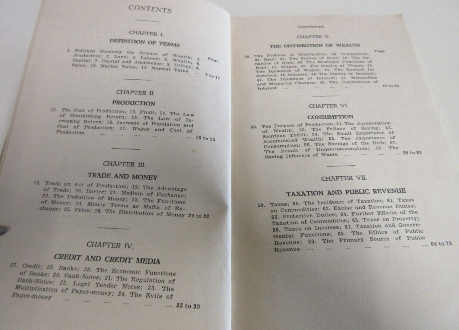 Economic Principles: Manual of Political Economy – Max Hirsch – 78 Pages – 1942